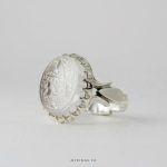 Handmade Silver Ring With Real High-Quality Dur Al Najaf
