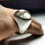 Handmade Silver Ring With Real High-Quality Durr Al Najaf