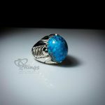 Original Neyshabury Feroza With Handmade Silver Ring MR0017