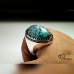Original Neyshabury Feroza With Handmade Silver Ring MR0033 - Image 3
