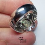Original Neyshabury Turquoise With Handmade Silver Ring MR0036 - Image 3