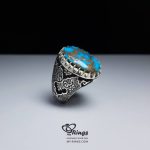 Original Neyshabury Feroza With Handmade Silver Ring MR0046 - Image 2