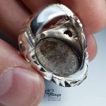 Original Nishapur Turquoise With Handmade Silver Ring MR0076 - Image 3