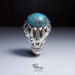 Nishapur Feroza With Handmade Silver Ring MR0077 - Image 3