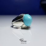 Neyshabur Feroza With Handmade Silver Ring