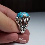 Exquisite Feroza With Handmade Silver Ring MR0083 - Image 3