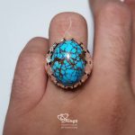 Exquisite Feroza With Handmade Silver Ring MR0083 - Image 4
