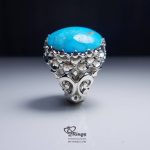 Nishapur Turquoise With Handmade Silver 925 Ring MR0101 - Image 2