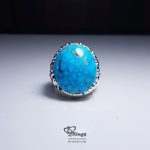 Nishapur Turquoise With Handmade Silver 925 Ring MR0101 - Image 4