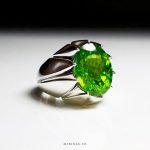 Original Peridot with Handmade Silver Ring MR0102
