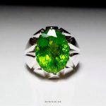 Original Peridot with Handmade Silver Ring MR0102