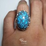 Natural Turquoise With Handmade Silver 925 Ring MR0103 - Image 4