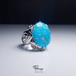 Original Turquoise With Handmade Silver 925 Ring MR0104 - Image 2