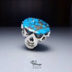 Unique Nishapur Firoza With Silver 925 Ring