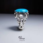 Natural Neyshaburi Firoza With Silver 925 Ring MR0109 - Image 3