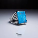 Unique Firoza With Silver 925 Ring
