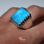Unique Firoza With Silver 925 Ring MR0110 - Image 3