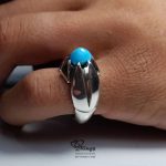 Natural Feroza With Silver 925 Ring MR0111 - Image 2