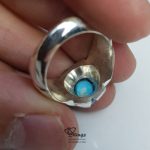 Natural Feroza With Silver 925 Ring MR0111 - Image 3