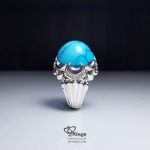 Unique Natural Turquoise With Silver 925 Ring MR0112 - Image 2