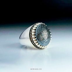 Natural Hadid Sini Stone with Silver Ring MR0114