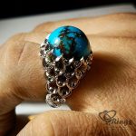 Shajar Turquoise And Handmade Silver 925 Ring