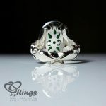 Natural Orange Agate With Silver 925 Ring