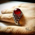 Handmade Silver Ring And First Class Yemeni Agate