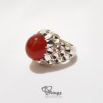 Handmade Silver Ring And First Class Yemeni Agate