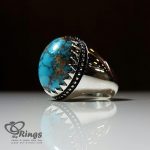 Nishapur Shajar Feroza And Handmade Silver 925 Ring