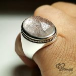 High Quality Dur Al Najaf With Handmade Silver Ring