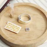 Handmade Hirz Imam Jawad Silver Ring MR0181 - Image 2