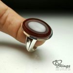 Classic Handmade Silver 925 Ring With Karazi Red Yemeni Agate