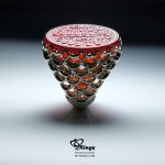 Hand Engraved Red Yemeni Agate With Luxury Handmade Silver 925 Ring