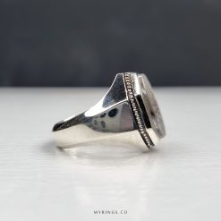 Original Najaf Dor With Handmade Silver Ring