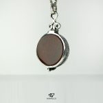 Exquisite Yemeni Agate On Handmade Silver Box For Hirz And Islamic Taweez