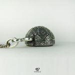 Exquisite Yemeni Agate On Handmade Silver Box For Hirz And Islamic Talismans