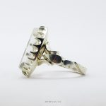 Elegant Men Shia Silver Ring With Dur Al Najaf Stone