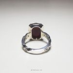 Red Brown Yemeni Aqeeq Women Ring
