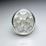 Exquisite Hand Engraved Dur Al Najaf With Handmade Silver Ring