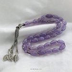 Purple Yemeni Aqeeq Tasbih