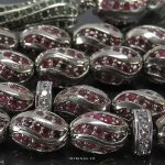 Very Special Silver Tasbih With African Ruby And Zambian Emerald