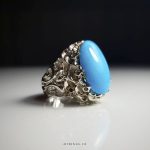 Wonderful Nishapur Firoza With Handmade Silver 925 Ring