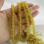 Natural Yellow Aqeeq Tasbih