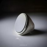 Muslim Ring Black Yemeni Aqeeq With Handmade Silver Ring