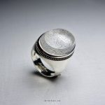 Muslim Ring With Hand Engraved Dur Al Najaf With Handmade Silver Ring