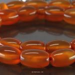 Luxury Orange Yemeni Agate Tasbih 33 Beads