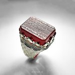Super lux Yemeni Aqeeq With Handcrafted Sterling Silver Ring