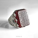 Super lux Yemeni Aqeeq With Handcrafted Sterling Silver Ring