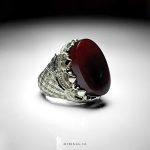 Elegant Handmade Sterling Silver Ring With Karazi Yemeni Agate